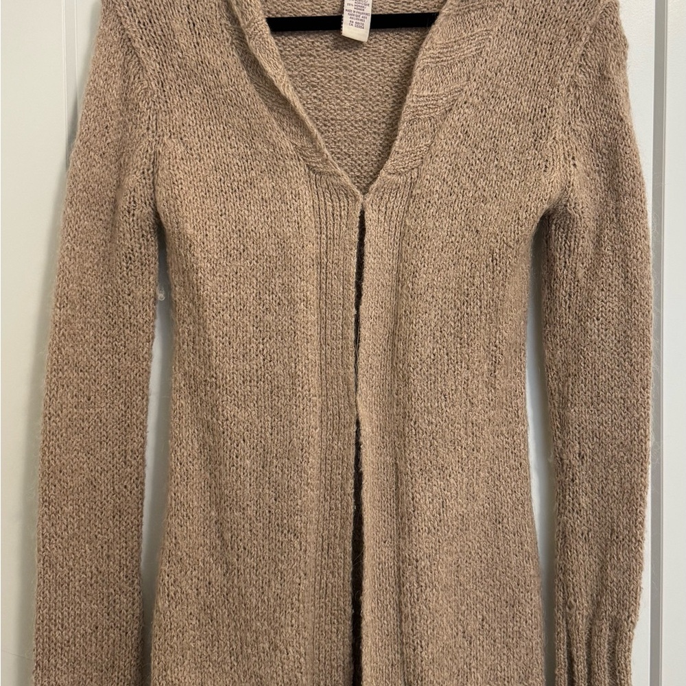 Free People Cozy Tan Cardigan